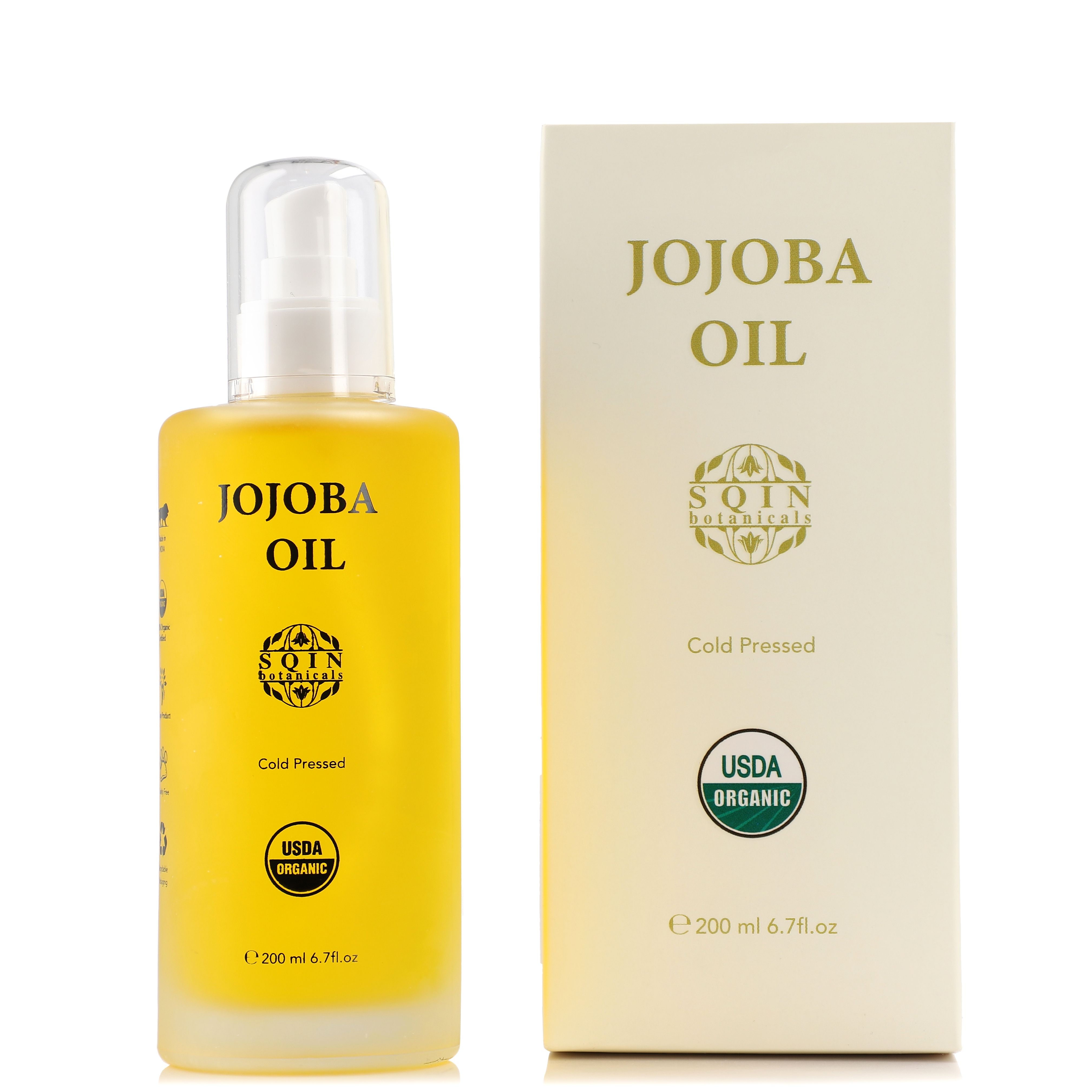 Image of Sqin Botanicals - 100% Organic Cold Pressed Natural Jojoba Oil ...